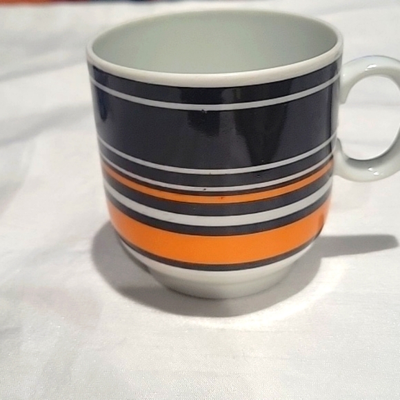 WP Thomas Rosenthal single cup black orange stripe Made in Germany - Picture 1 of 13